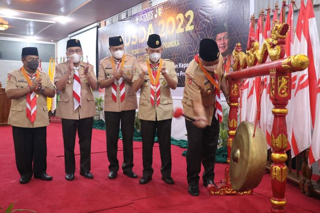 Gubernur Sumbar buka kegiatan Musda Gerakan Pramuka Kwartir Daerah 03 Sumbar, Sabtu (26/3/22).