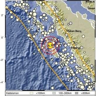 BMKG-Gempa Nias Selatan 6,9 M