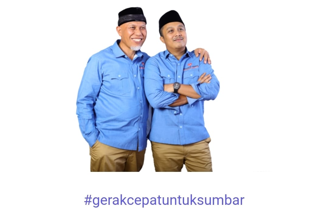 Calon Gubernur Sumbar Mahyeldi - Vasko nomor urut 1 (dok foto SC)